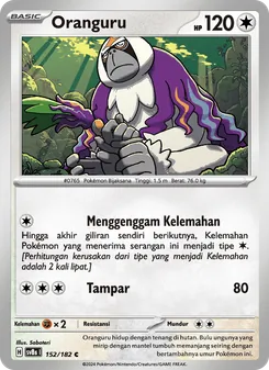 Oranguru, Kilat Rasi No. 152 Normal