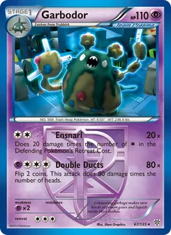 Garbodor, Plasma Storm No. 67 Normal
