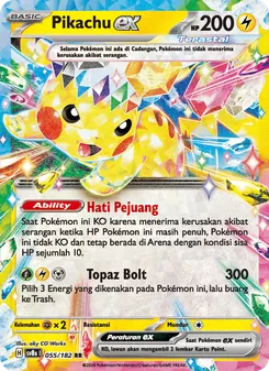 Pikachu ex, Kilat Rasi No. 055 Normal