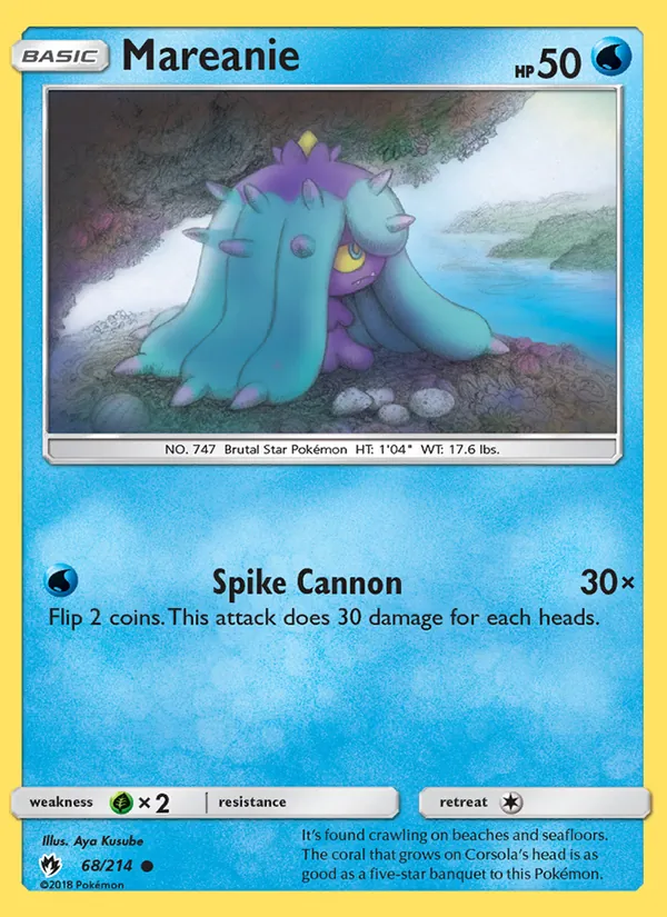 Mareanie, Lost Thunder Nº 68