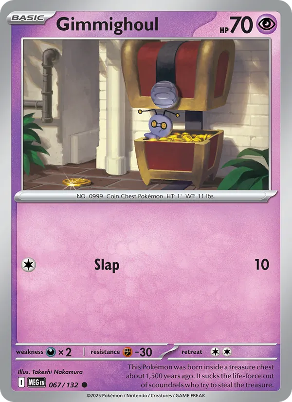 Gimmighoul, Mega Evolution No. 067