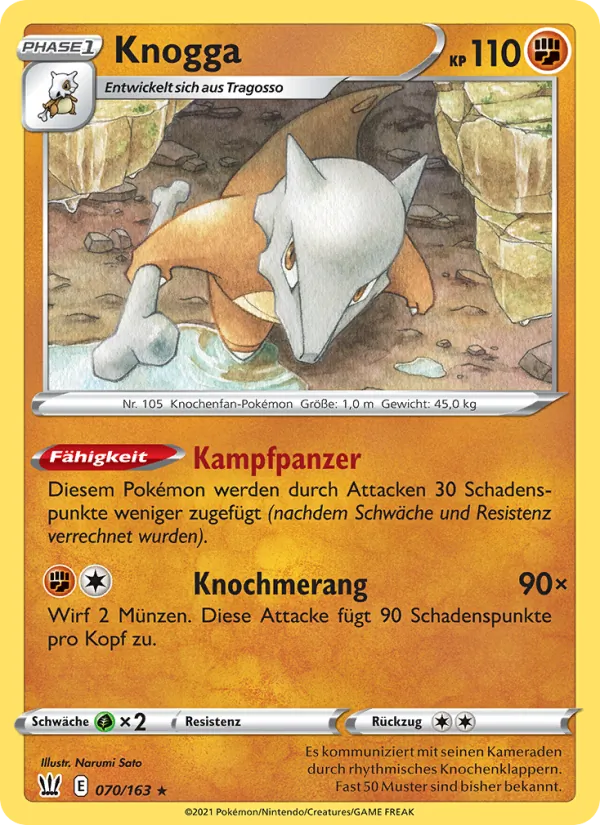 Knogga, Kampfstile No. 70
