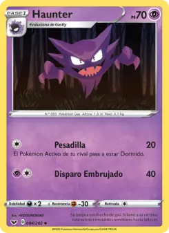 Haunter, Espada y Escudo No. 84 Normal