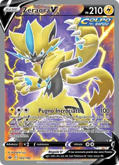 Zeraora V, Regno Glaciale Nº 165 Holo