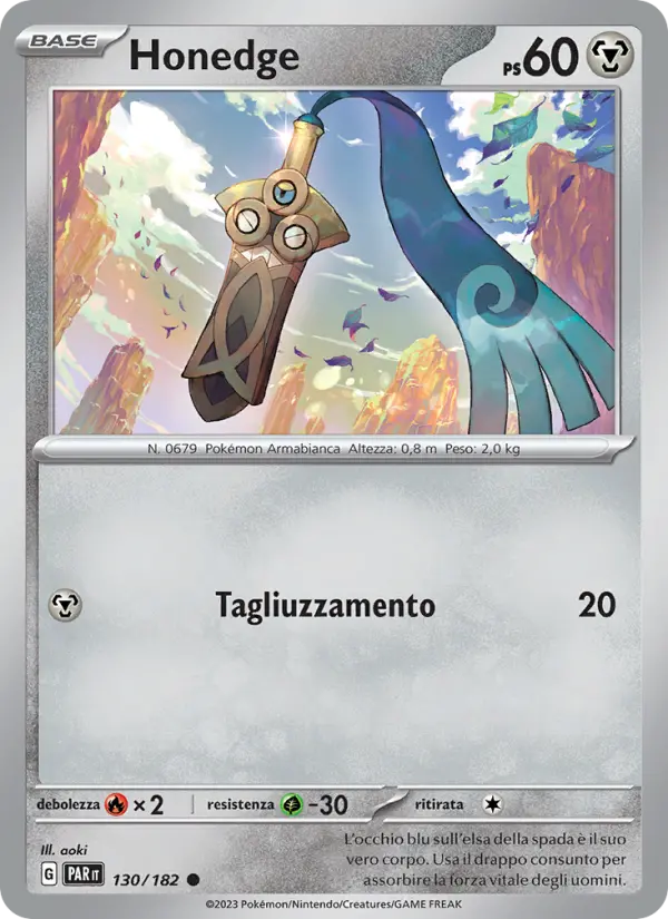 Honedge, Paradosso Temporale Nº 130