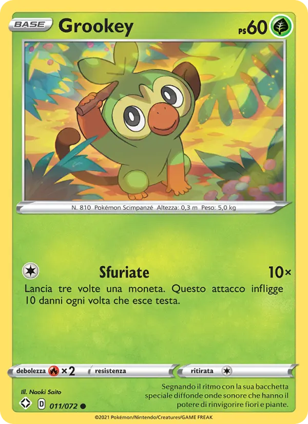 Grookey, Destino Splendente Nº 11