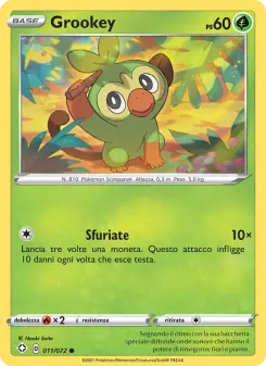 Grookey, Destino Splendente No. 11 Normal