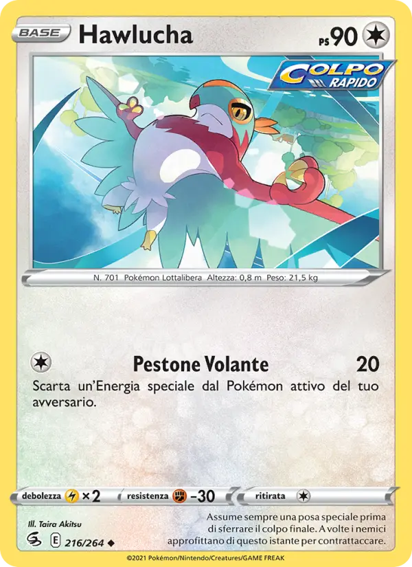 Hawlucha, Colpo Fusione No. 216