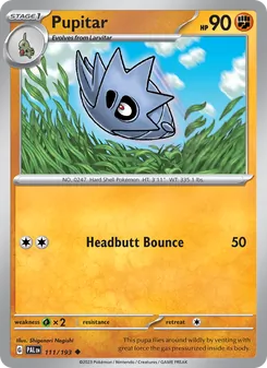 Pupitar, Paldea Evolved No. 111 Normal
