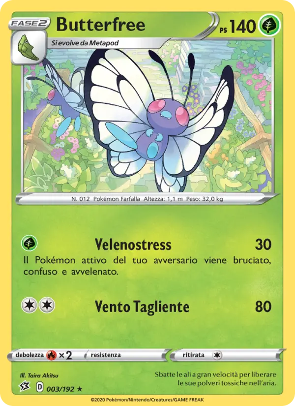 Butterfree, Fragore Ribelle No. 3