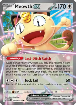 Meowth ex, Perfect Order No. 062 Holo
