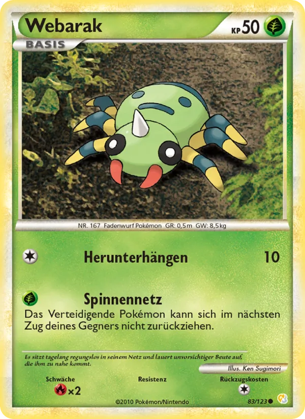 Webarak, HeartGold SoulSilver No. 83