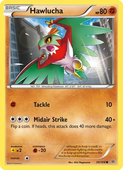 Hawlucha, Roaring Skies No. 39 Normal