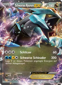 Schwarzes Kyurem-EX, Plasma-Sturm No. 95 Normal