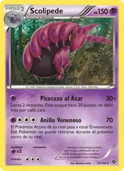 Scolipede, XY Nº 53 Normal
