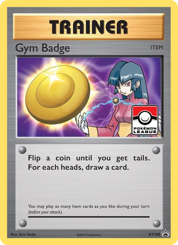 Gym Badge, XY Black Star Promos Nº XY208