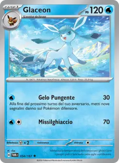 Glaceon, Crepuscolo Mascherato Nº 054 Normal
