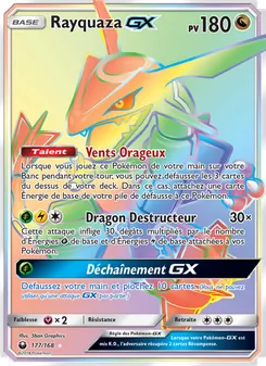 Rayquaza GX, Tempête Céleste No. 177 Normal