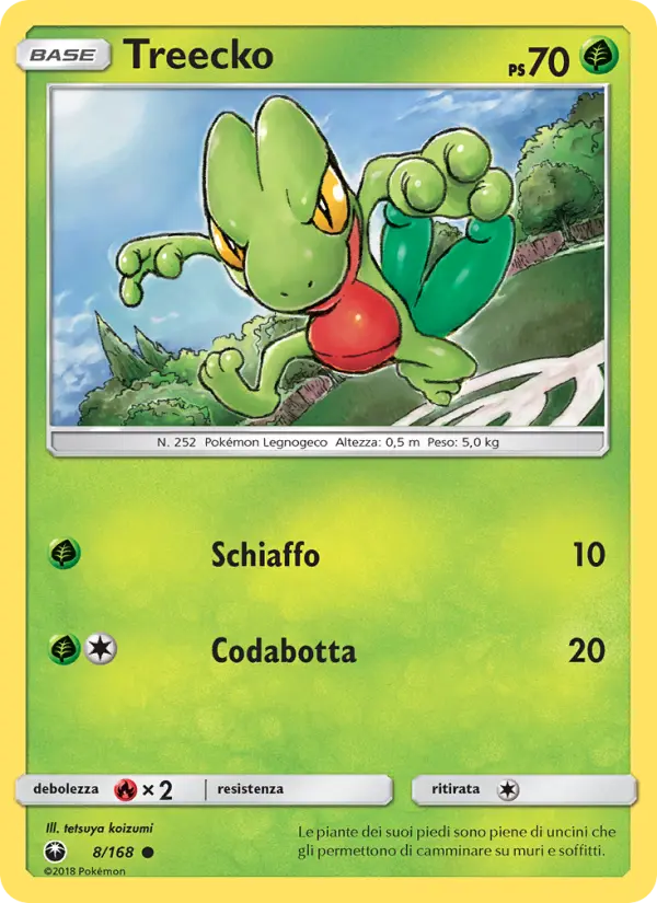 Treecko, Tempesta Astrale No. 8