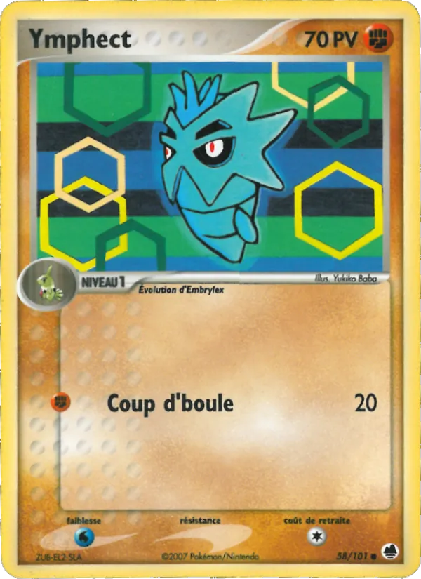 Ymphect, EX Île des Dragons Nº 58