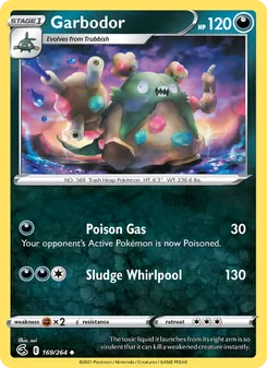 Garbodor, Fusion Strike Nº 169 Normal
