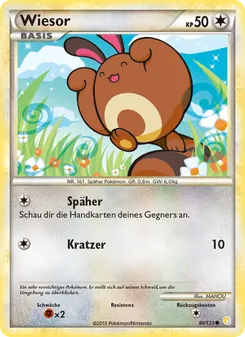 Wiesor, HeartGold SoulSilver Nº 80 Normal