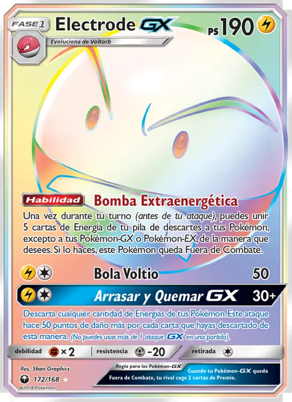 Electrode GX, Tormenta Celestial No. 172