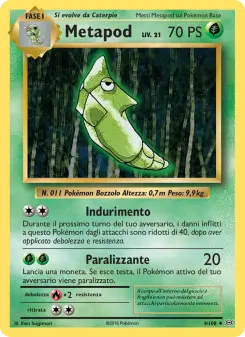Metapod, Evoluzioni No. 4 Normal