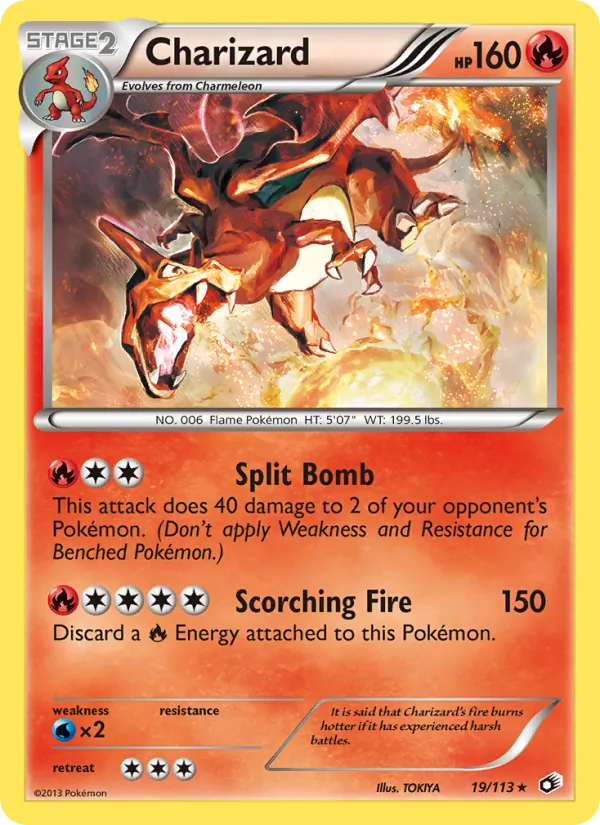 Charizard, Legendary Treasures Nº 19