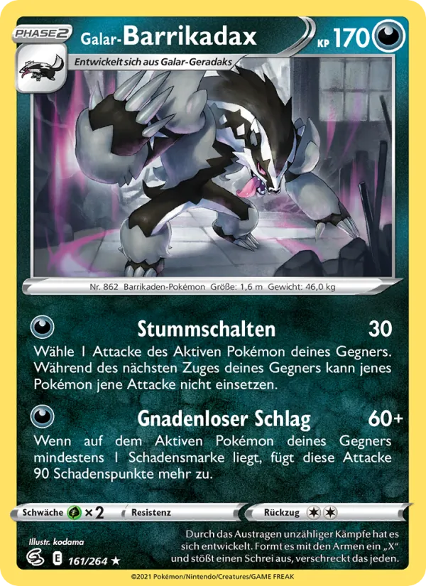 Galar-Barrikadax, Fusions Angriff No. 161