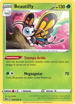 Beautifly, Origen Perdido No. 008 Holo