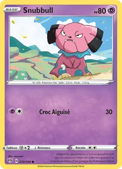 Snubbull, Ténèbres Embrasées Nº 70 Normal