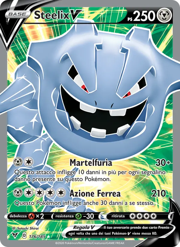 Steelix V, Voltaggio Sfolgorante No. 176