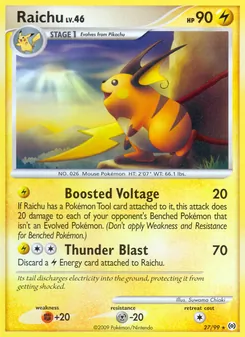 Raichu, Arceus No. 27 Normal
