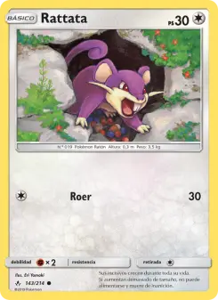 Rattata, Vínculos Indestructibles Nº 143 Normal