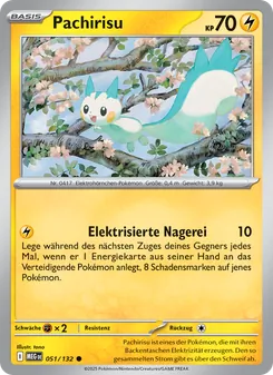 Pachirisu, Mega-Entwicklung Nº 051 Normal