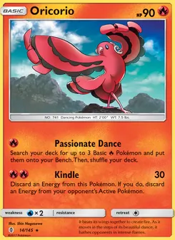 Oricorio, Guardians Rising No. 14 Normal