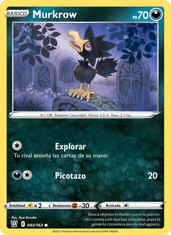 Murkrow, Estilos de Combate Nº 93