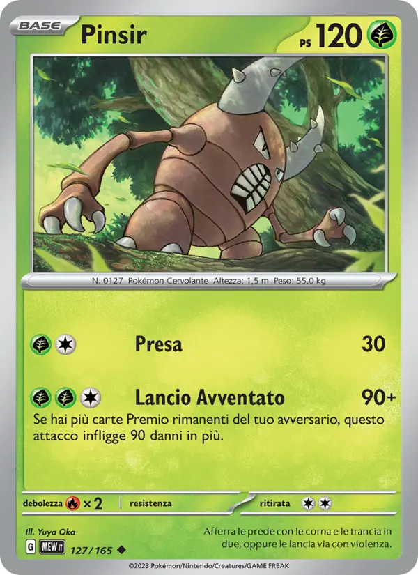 Pinsir, 151 No. 127