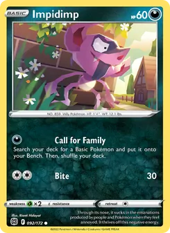 Impidimp, Brilliant Stars No. 092 Normal