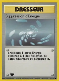 Suppression d'Énergie, Set de Base No. 92 Normal