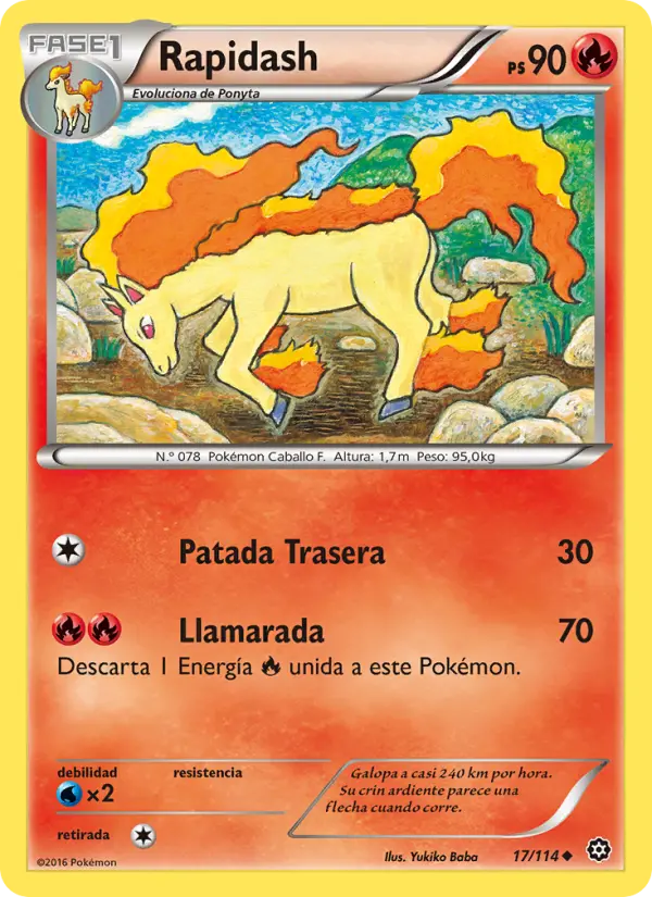 Rapidash, Asedio de Vapor No. 17