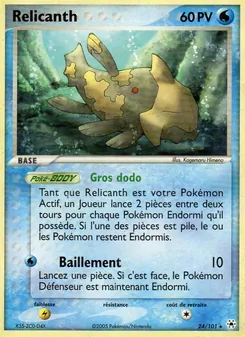 Relicanth, EX Légendes Oubliées Nº 24 Normal