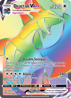 Drattak VMAX, Ténèbres Embrasées Nº 194 Holo