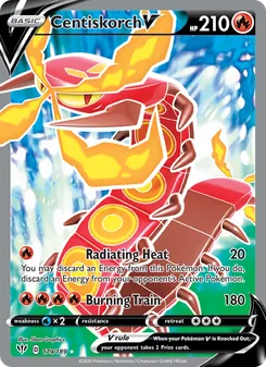 Centiskorch V, Darkness Ablaze No. 179 Holo