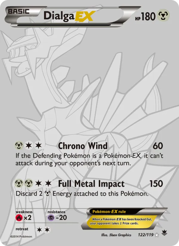 Dialga EX, Phantom Forces No. 122