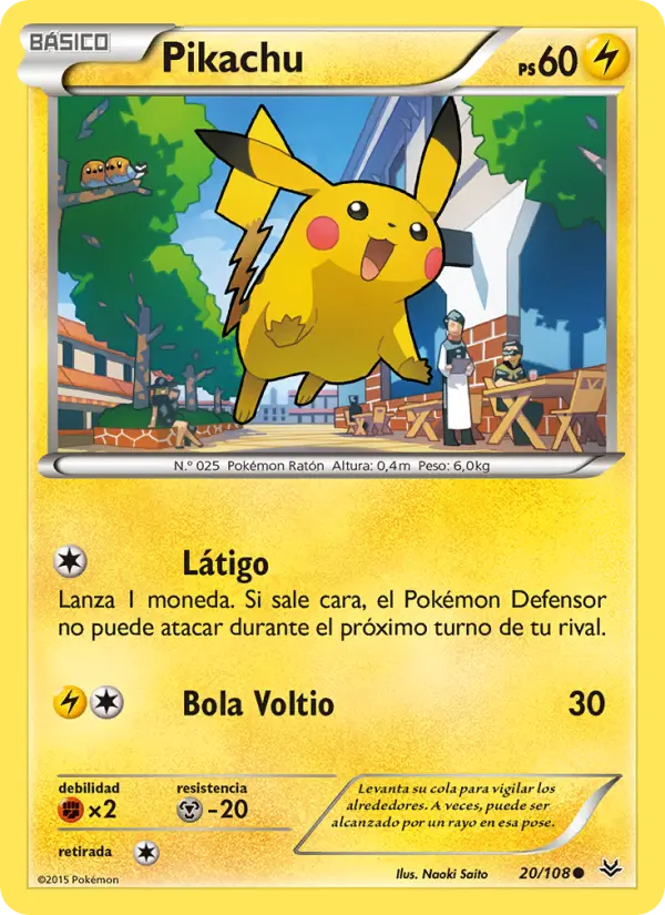 Pikachu, Cielos Rugientes No. 20