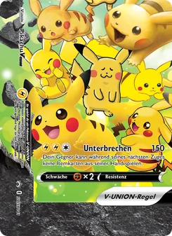 Pikachu V-UNION, SCSC Promokarten No. SWSH141 Normal