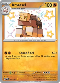 Amassel, Destinées de Paldea Nº 177 Holo
