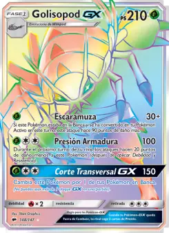 Golisopod GX, Sombras Ardientes Nº 148 Holo